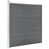 NNEVL Garden Fence WPC 1737x186 cm Grey
