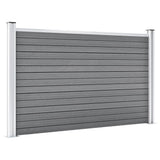 NNEVL Garden Fence WPC 353x106 cm Grey
