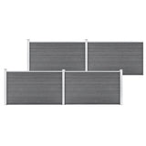 NNEVL Garden Fence WPC 699x106 cm Grey
