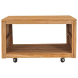 NNEVL Coffee Table 80x80x40 cm Solid Teak Wood
