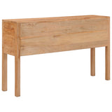 NNEVL Sideboard 125x30x75 cm Solid Teak Wood