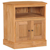 NNEVL Corner Sideboard 60x45x60 cm Solid Teak Wood