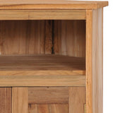NNEVL Corner Sideboard 60x45x60 cm Solid Teak Wood