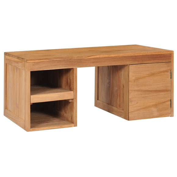 NNEVL Coffee Table 90x50x40 cm Solid Teak Wood