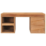 NNEVL Coffee Table 90x50x40 cm Solid Teak Wood