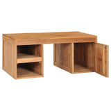 NNEVL Coffee Table 90x50x40 cm Solid Teak Wood