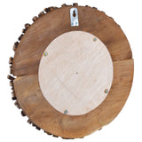 NNEVL Wall Mirror 40 cm Teak Round
