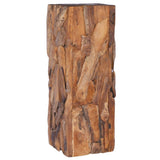 NNEVL Side Table 30x30x80 cm Solid Teak Wood