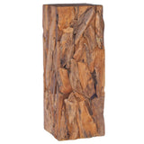 NNEVL Side Table 30x30x80 cm Solid Teak Wood