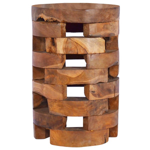 NNEVL Beside Cabinet 30x30x45 cm Solid Teak Wood