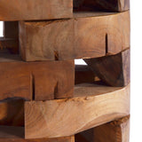 NNEVL Beside Cabinet 30x30x45 cm Solid Teak Wood