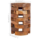 NNEVL Beside Cabinet 30x30x45 cm Solid Teak Wood