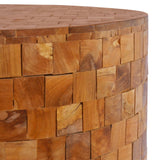 NNEVL Coffee Table 60x60x35 cm Solid Teak Wood