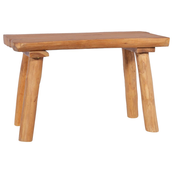 NNEVL Garden Bench 80 cm Solid Teak Wood