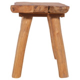 NNEVL Garden Bench 80 cm Solid Teak Wood