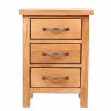 NNEVL Nightstands 2 pcs 40x30x54 cm Solid Oak Wood