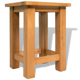 NNEVL End Tables 2 pcs 27x24x37 cm Solid Oak Wood