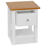 NNEVL Nightstands 2 pcs 36x30x47 cm Solid Oak Wood