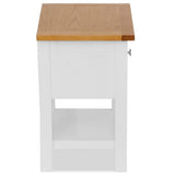 NNEVL Nightstands 2 pcs 36x30x47 cm Solid Oak Wood