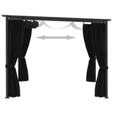 NNEVL Gazebo 4x3 m Anthracite