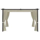 NNEVL Gazebo 4x3 m Cream