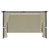 NNEVL Gazebo 4x3 m Cream