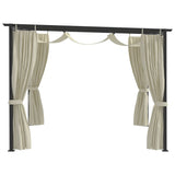 NNEVL Gazebo 4x3 m Cream
