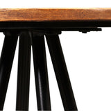 NNEVL 9 Piece Bar Set Solid Reclaimed Wood