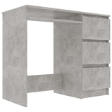 NNEVL Desk Concrete Grey 90x45x76 cm Chipboard