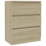 NNEVL Sideboard Sonoma Oak 60x33.5x76 cm Chipboard
