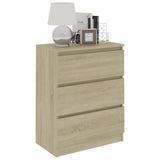 NNEVL Sideboard Sonoma Oak 60x33.5x76 cm Chipboard