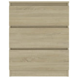 NNEVL Sideboard Sonoma Oak 60x33.5x76 cm Chipboard