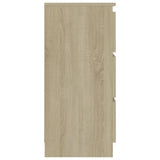 NNEVL Sideboard Sonoma Oak 60x33.5x76 cm Chipboard