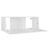 NNEVL TV Cabinet White 80x30x30 cm Engineered Wood