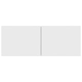 NNEVL TV Cabinet White 80x30x30 cm Engineered Wood