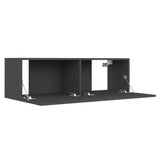 NNEVL TV Cabinet Grey 100x30x30 cm Chipboard