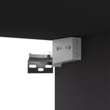 NNEVL TV Cabinet Grey 100x30x30 cm Chipboard