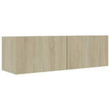 NNEVL TV Cabinet Sonoma Oak 100x30x30 cm Engineered Wood