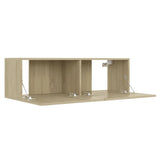 NNEVL TV Cabinet Sonoma Oak 100x30x30 cm Engineered Wood