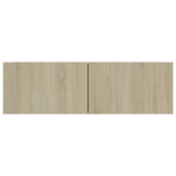 NNEVL TV Cabinet Sonoma Oak 100x30x30 cm Engineered Wood