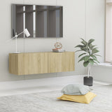 NNEVL TV Cabinet Sonoma Oak 100x30x30 cm Engineered Wood