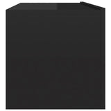 NNEVL TV Cabinet High Gloss Black 100x30x30 cm Chipboard