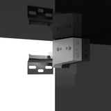 NNEVL TV Cabinet High Gloss Black 100x30x30 cm Chipboard