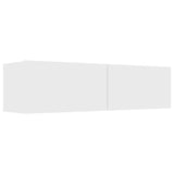 NNEVL TV Cabinet White 120x30x30 cm Engineered Wood