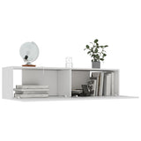 NNEVL TV Cabinet White 120x30x30 cm Engineered Wood