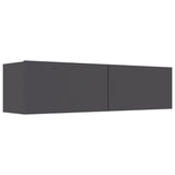 NNEVL TV Cabinet Grey 120x30x30 cm Chipboard