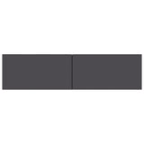 NNEVL TV Cabinet Grey 120x30x30 cm Chipboard