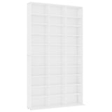 NNEVL CD Cabinet White 102x16x177.5 cm Engineered Wood