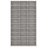 NNEVL CD Cabinet Concrete Grey 102x16x177.5 cm Engineered Wood