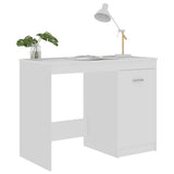 NNEVL Desk White 100x50x76 cm Chipboard
